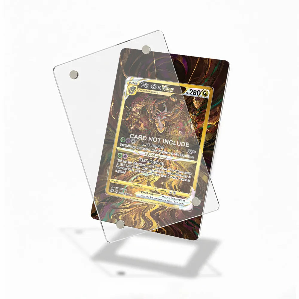 Giratina VSTAR GG69-GG90 Secret Rare Crown Zenith Extended Art Display Cases - Magnetic Case - Detail View