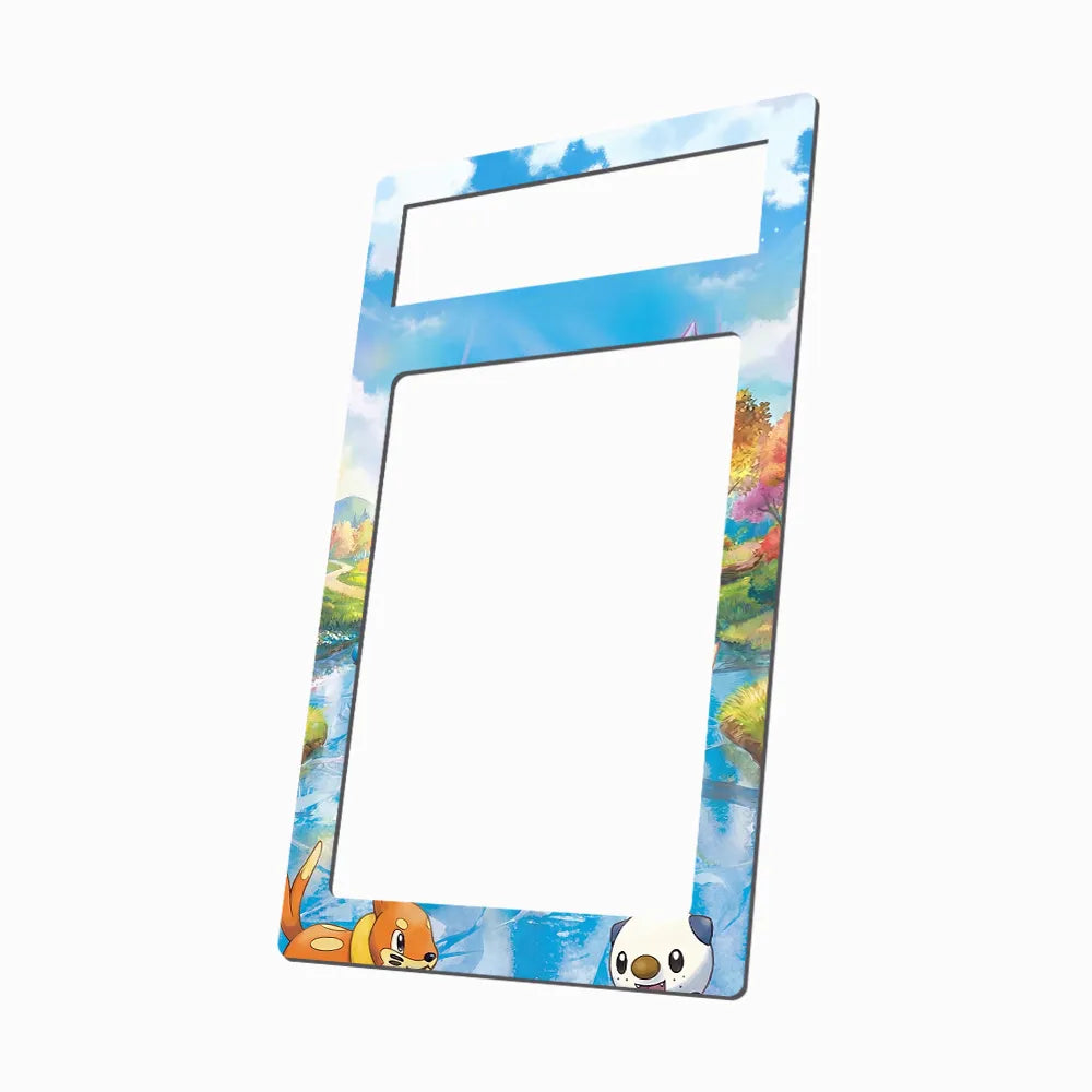Glaceon VMAX SIR SAR Evolving Skies Alternate Art Extended Art Display Cases - PSA Metal Art Only - Side View
