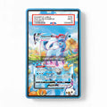 Glaceon VMAX SIR SAR Evolving Skies Alternate Art Extended Art Display Cases - PSA Slab Case - Front View