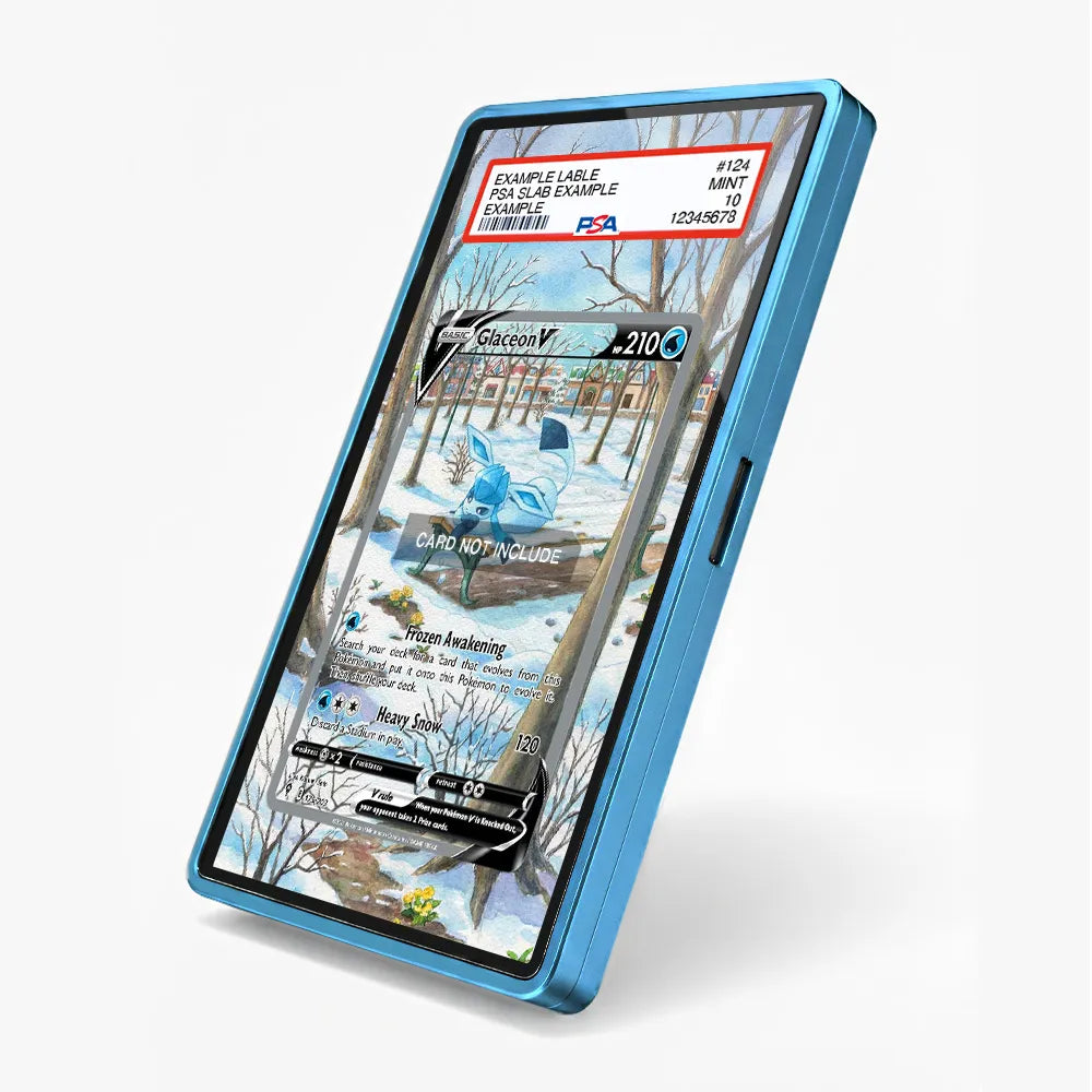 Glaceon V SIR SAR Evolving Skies Alternate Art Extended Art Display Cases - PSA Slab Case - Side View