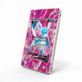 Glaceon V Secret Rare SR Evolving Skies Extended Art Display Cases - Magnetic Case - Side View