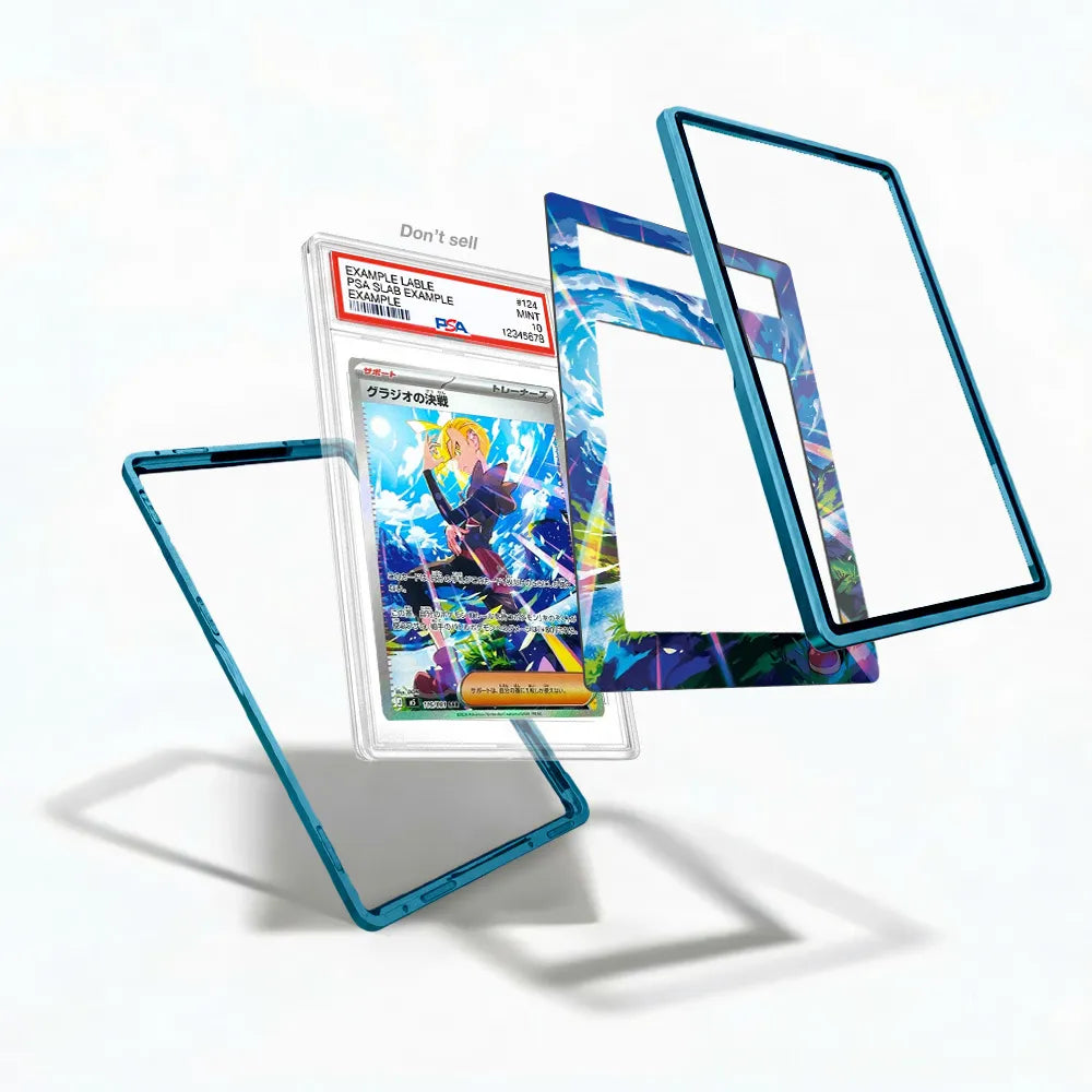 Gladion's Showdown 116-081 SAR M5 Extended Art Display Cases - PSA Slab Case - Detail View