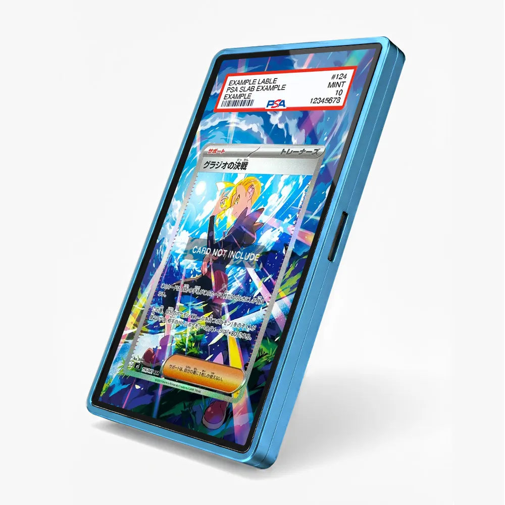 Gladion's Showdown 116-081 SAR M5 Extended Art Display Cases - PSA Slab Case - Side View