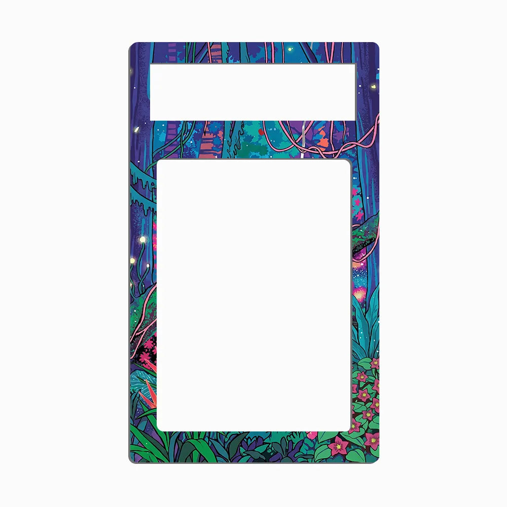 Gloom 198-197 Obsidian Flames Extended Art Display Cases - PSA Metal Art Only - Front View