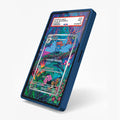 Gloom 198-197 Obsidian Flames Extended Art Display Cases - PSA Slab Case - Side View