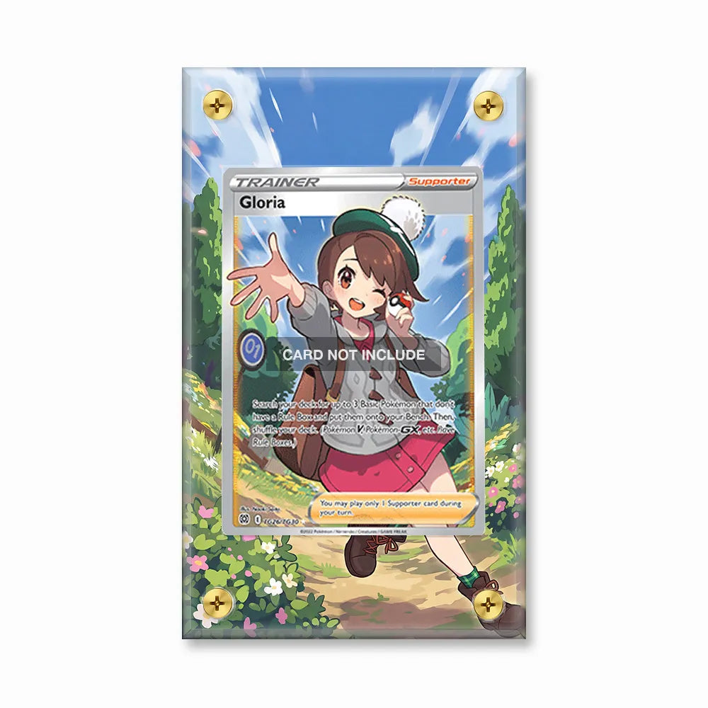 Gloria TG26 Trainer Gallery Brilliant Stars Extended Art Display Cases - Screws Case - Front View