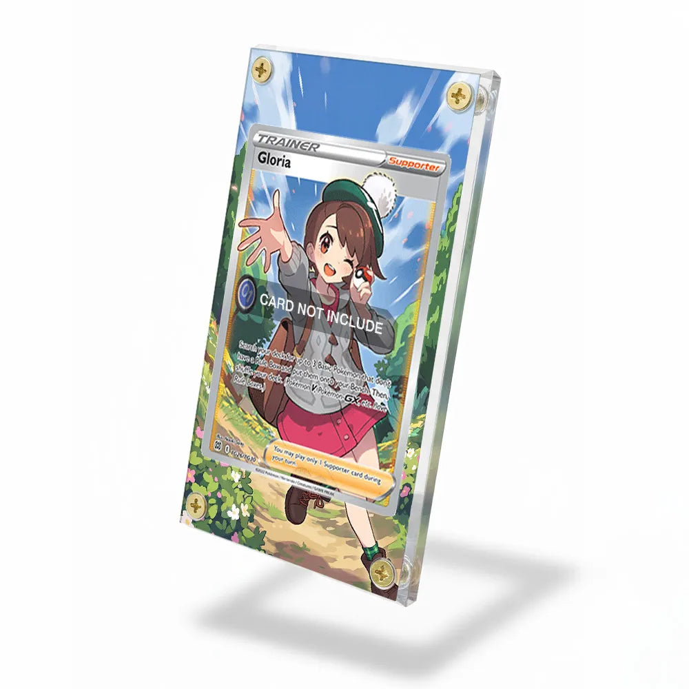 Gloria TG26 Trainer Gallery Brilliant Stars Extended Art Display Cases - Screws Case - Side View