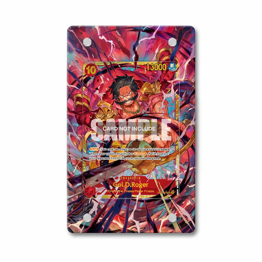 GoL.D.Roger OR-0018-SE3 One Piece TCG Extended Art Display Cases - Magnetic Case - Front View