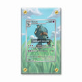 Golurk 123-086 Black Bolt Pokemon Cards Extended Art Display Cases - Screws Case - Front View