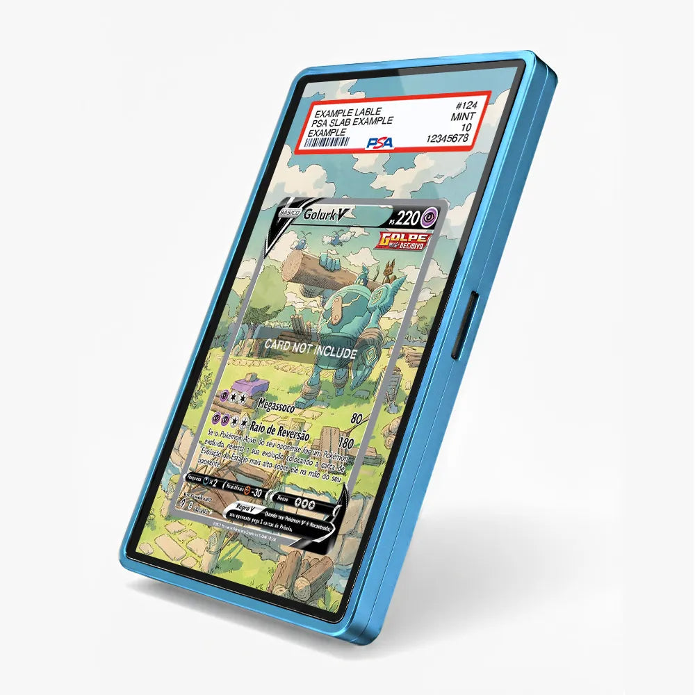 Golurk V SIR SAR Evolving Skies Alternate Art Extended Art Display Cases - PSA Slab Case - Side View