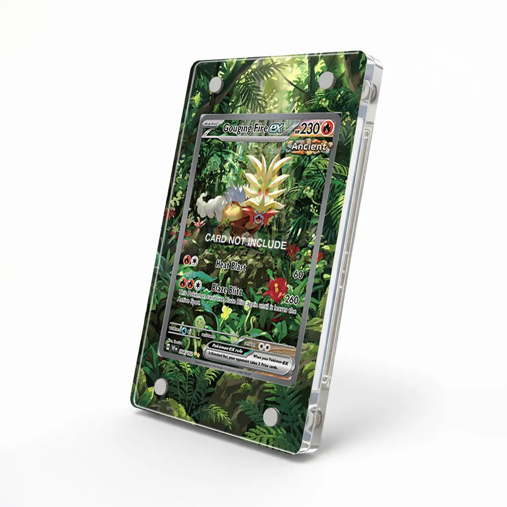 Gouging Fire ex 204-162 SIR SAR Temporal Forces Extended Art Display Cases - Magnetic Case - Side View