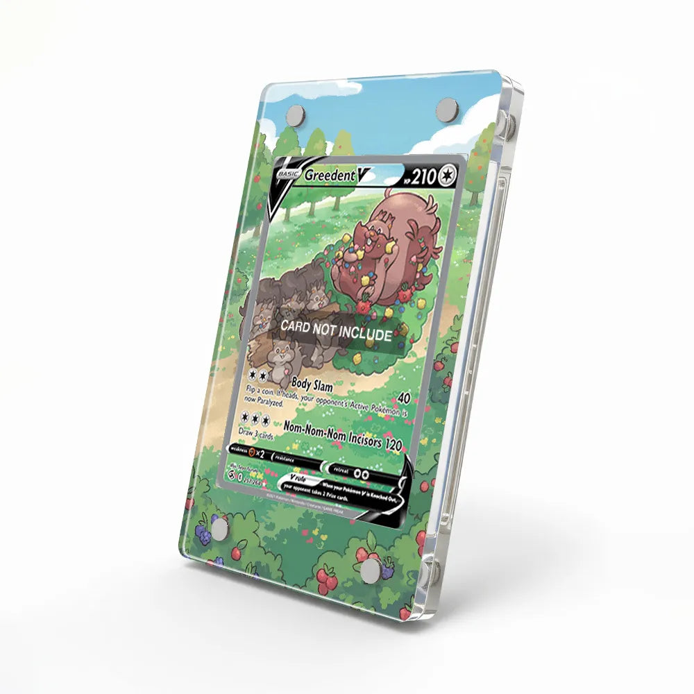 Greedent V 257-264 SIR SAR Fusion Strike Alternate Art Extended Art Display Cases - Magnetic Case - Side View