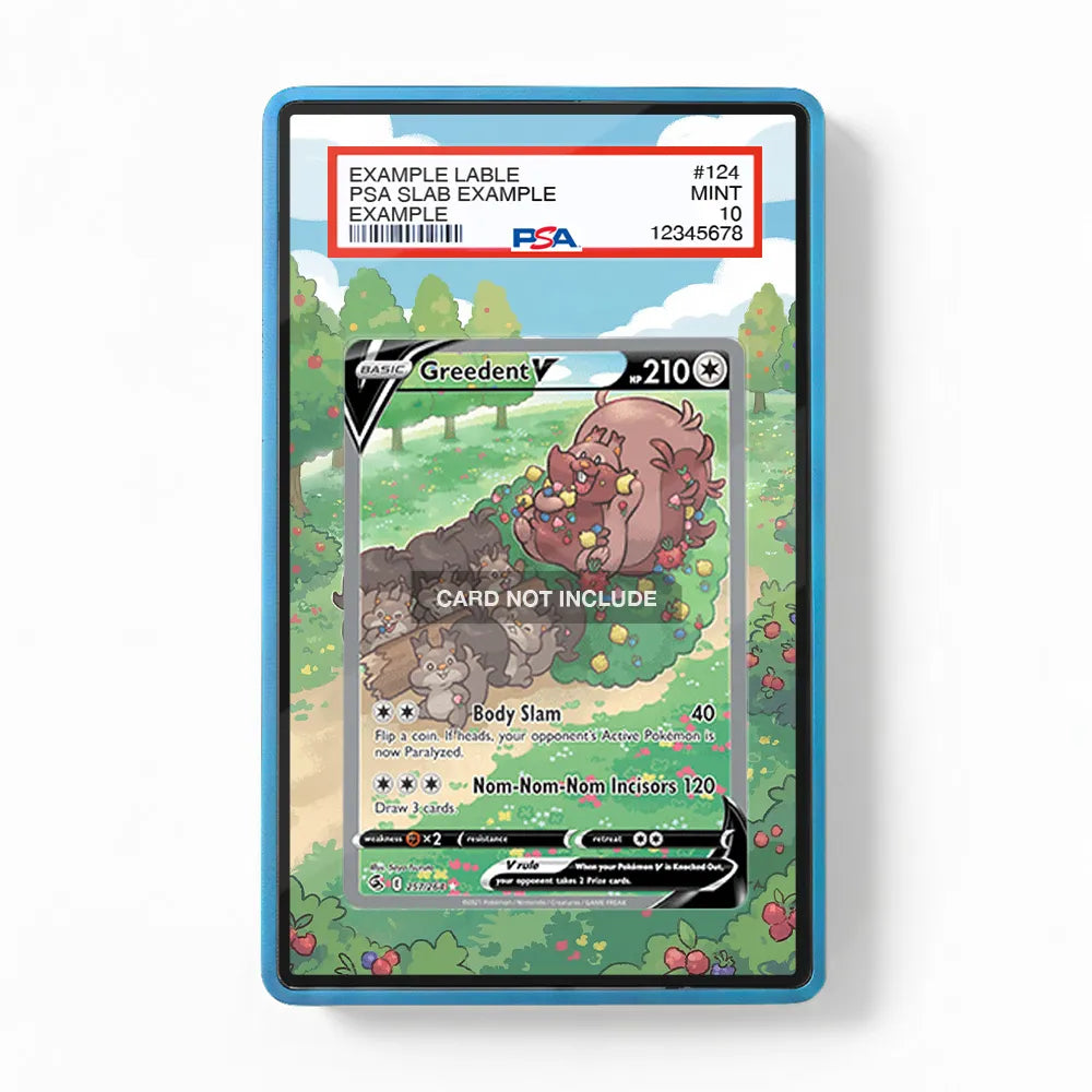 Greedent V 257-264 SIR SAR Fusion Strike Alternate Art Extended Art Display Cases - PSA Slab Case - Front View