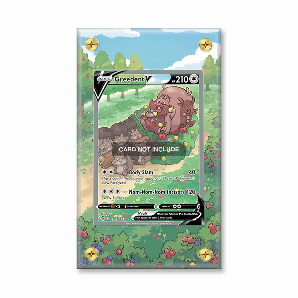 Greedent V 257-264 SIR SAR Fusion Strike Alternate Art Extended Art Display Cases - Screws Case - Front View