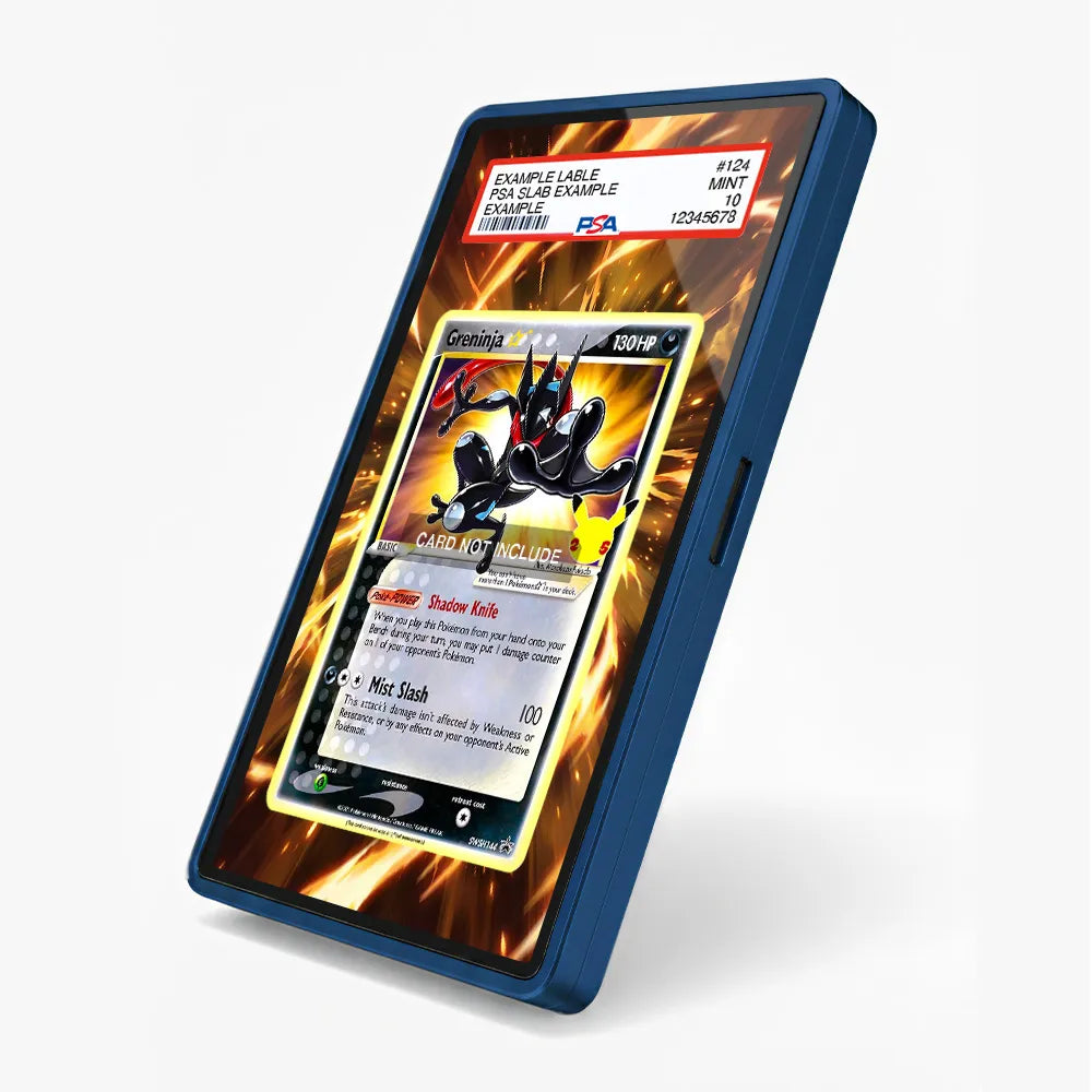 Greninja Star SWSH144 Promo SWSH Black Star Promos Extended Art Display Cases - PSA Slab Case - Side View