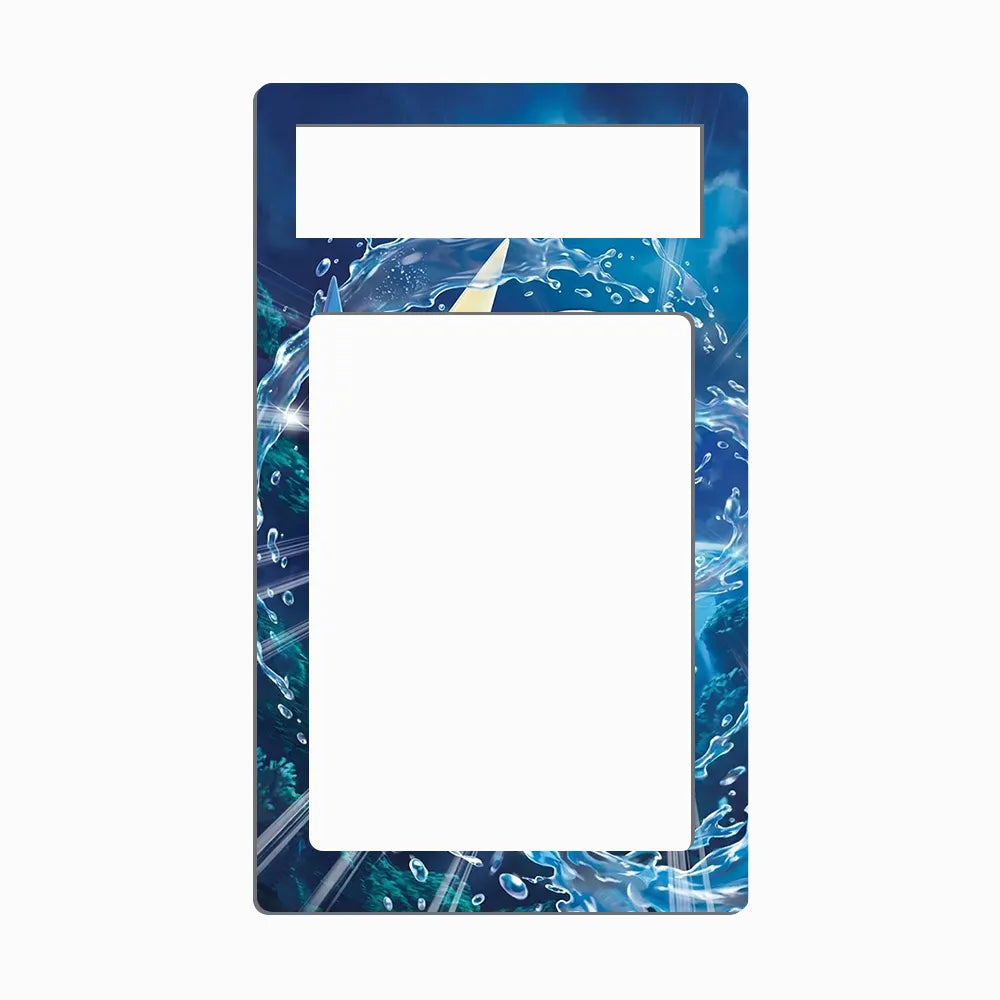 Greninja ex 021-128 SR 30C 30th Anniversary Extended Art Display Cases - PSA Metal Art Only - Front View