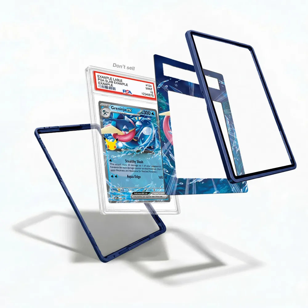 Greninja ex 099 Promo MEP 30th Anniversary Extended Art Display Cases - PSA Slab Case - Detail View