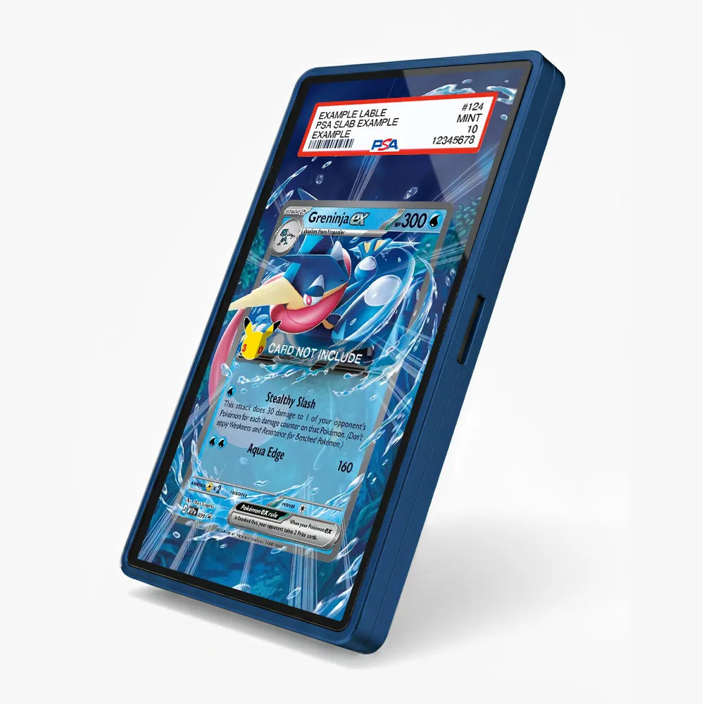 Greninja ex 099 Promo MEP 30th Anniversary Extended Art Display Cases - PSA Slab Case - Side View