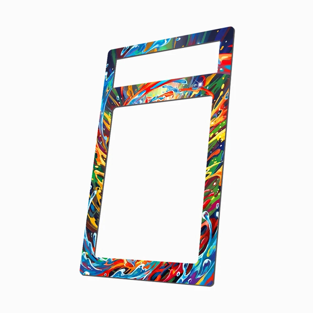Greninja ex 214-167 SIR SAR Twilight Masquerade Extended Art Display Cases - PSA Metal Art Only - Side View