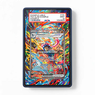 Greninja ex 214-167 SIR SAR Twilight Masquerade Extended Art Display Cases - PSA Slab Case - Front View