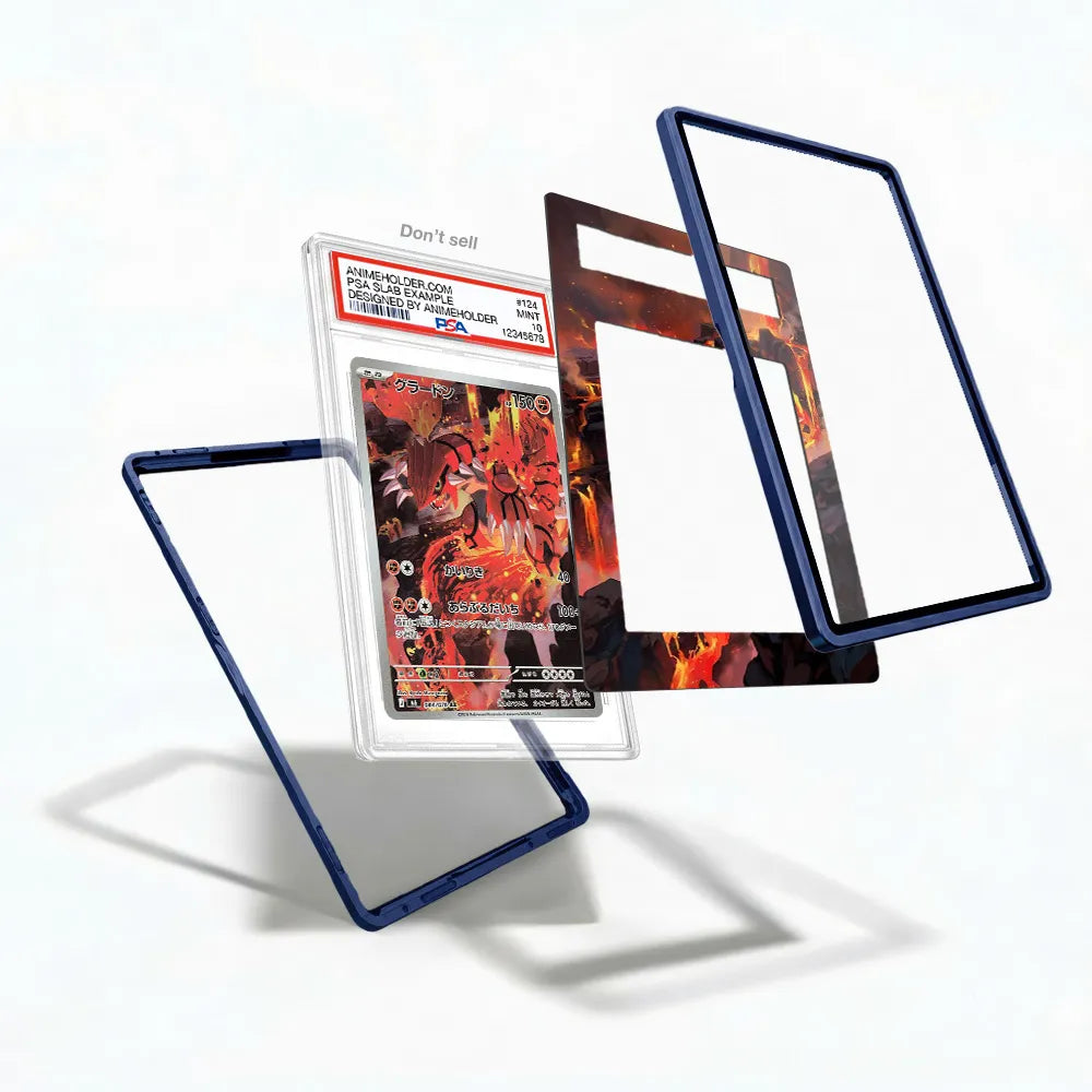 Groudon 084-076 AR M6 Delta Reign Extended Art Display Cases - PSA Slab Case - Detail View