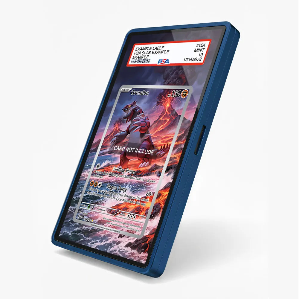 Groudon 199-182 IR AR Paradox Rift Extended Art Display Cases - PSA Slab Case - Side View