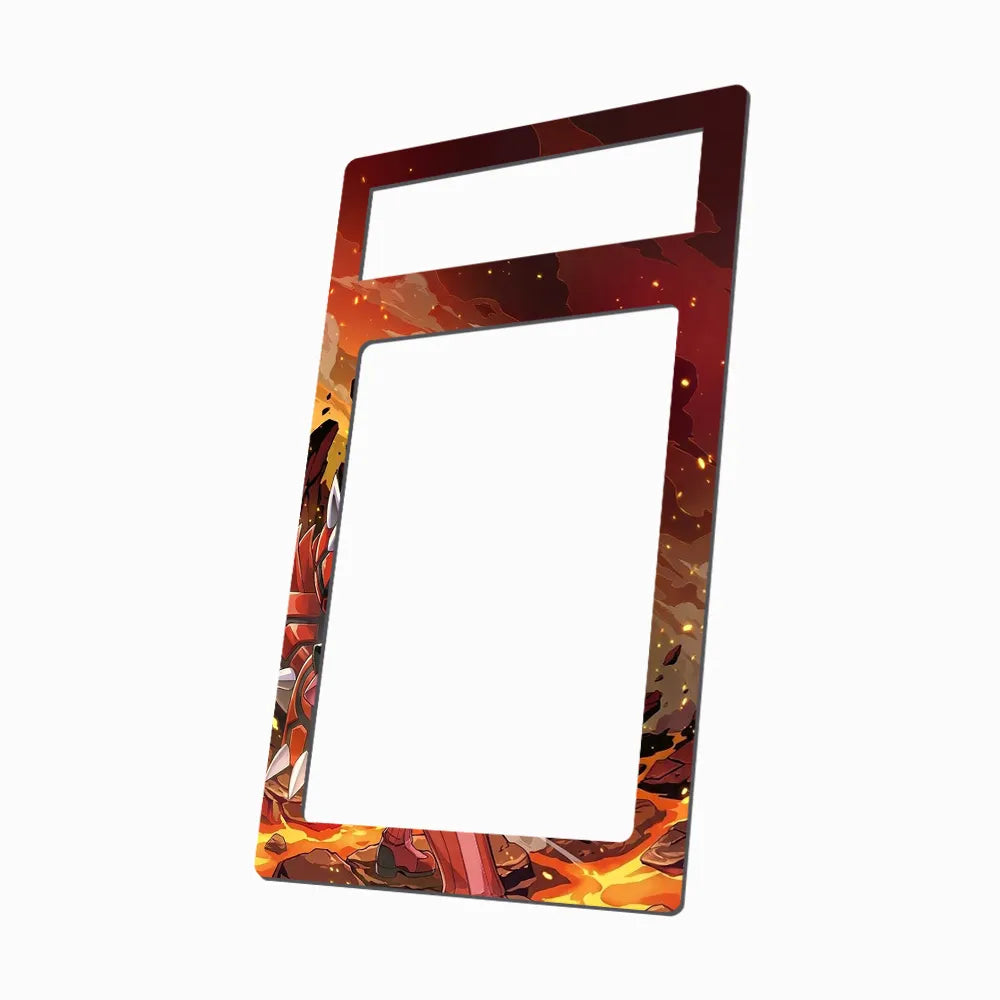 Groudon EX 118-160 Half Art Extended Art Display Cases - PSA Metal Art Only - Side View