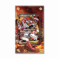Groudon EX 118-160 Half Art Pokemon Cards Custom Art Display Cases - Screws Case - Front View
