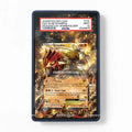 Groudon EX 54-108 Dark Explorers Pokemon Cards Custom Art Display Cases - PSA Slab Case - Front View