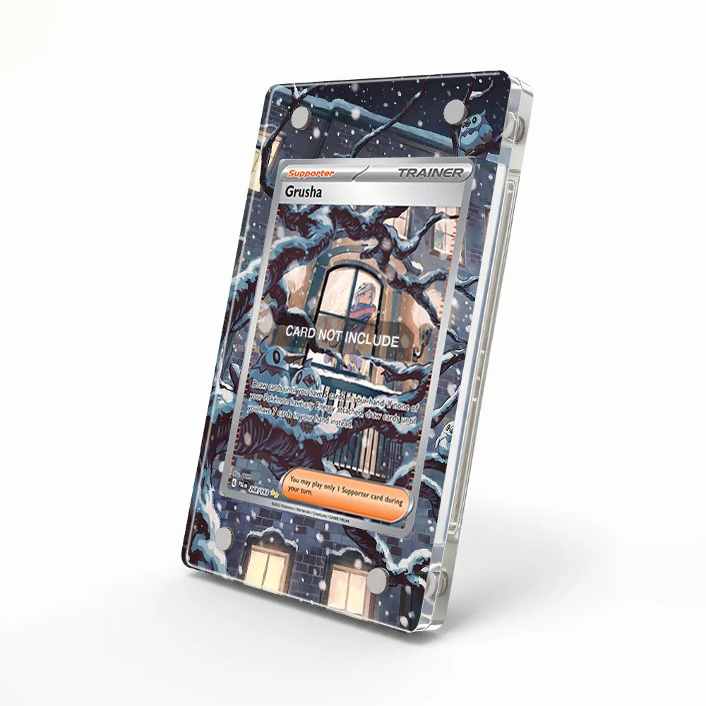 Grusha 268-193 SIR SAR Paldea Evolved Extended Art Display Cases - Magnetic Case - Side View