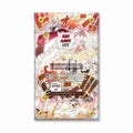 Gum-Gum Fire-Fist Pistol Red Hawk OP01-114 STRAW HAT CREW Extended Art Display Cases - Screws Case - Front View