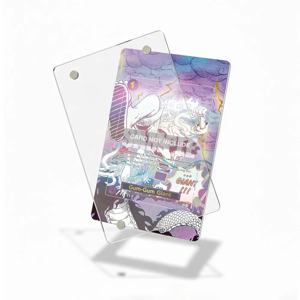 Gum-Gum Giant OP09-078 R Extended Art Display Cases - Magnetic Case - Detail View