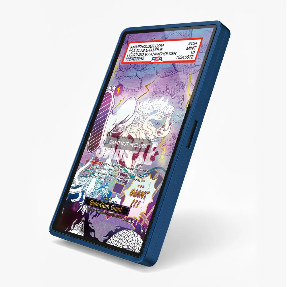 Gum-Gum Giant OP09-078 R Extended Art Display Cases - PSA Slab Case - Side View