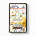 Gum-Gum Golden Rifle OP15-116 Sky Island Straw Hat Crew One Piece Cards Custom Art Display Cases - PSA Slab Case - Front View