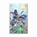 Gundam Aerial (Permet Score Six) ST01-006 Heroic Beginnings One Piece Cards Custom Art Display Cases - Screws Case - Front View