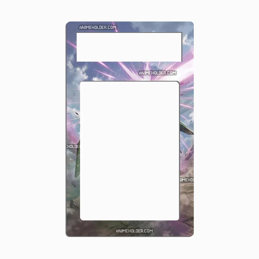 Gundam Dynames ST07-005 Starter Set Pokemon Cards Custom Art Display Cases - PSA Metal Art Only - Front View