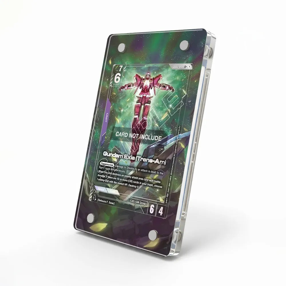 Gundam Exia (Trans-Am) G103-04 IR Extended Art Display Cases - Magnetic Case - Side View