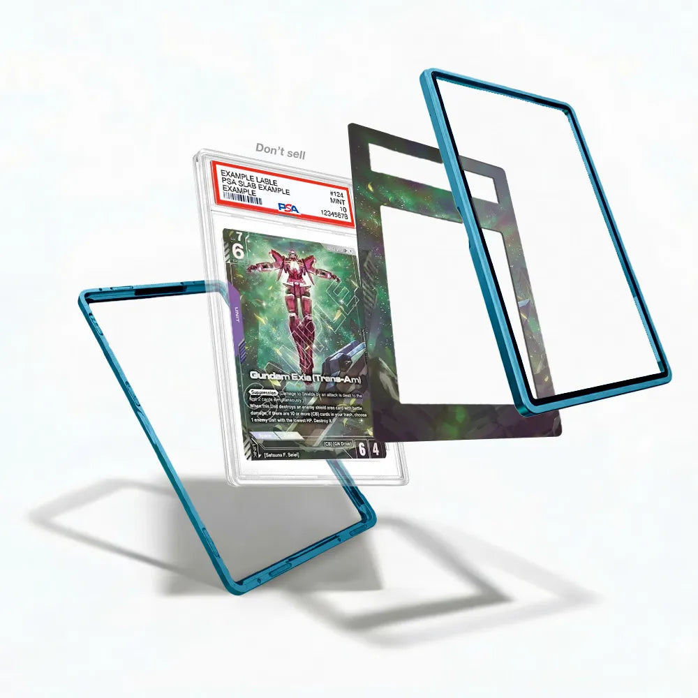 Gundam Exia (Trans-Am) G103-04 IR Extended Art Display Cases - PSA Slab Case - Detail View