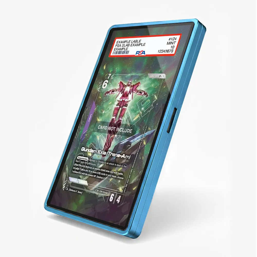 Gundam Exia (Trans-Am) G103-04 IR Extended Art Display Cases - PSA Slab Case - Side View