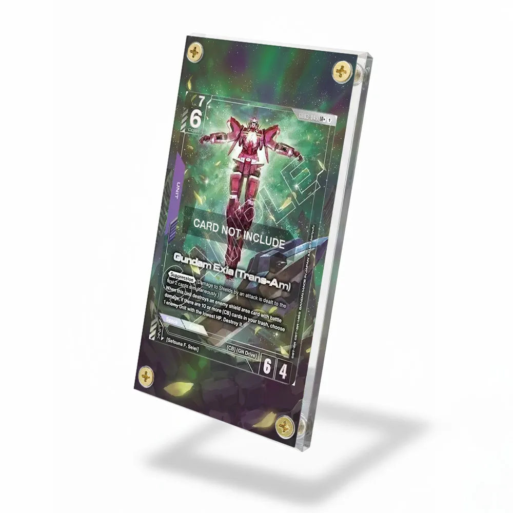 Gundam Exia (Trans-Am) G103-04 IR Extended Art Display Cases - Screws Case - Side View
