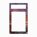 Gurdurr 126-086 Black & White Extended Art Display Cases - PSA Metal Art Only - Front View
