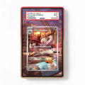 Gurdurr 126-086 Black & White Extended Art Display Cases - PSA Slab Case - Front View