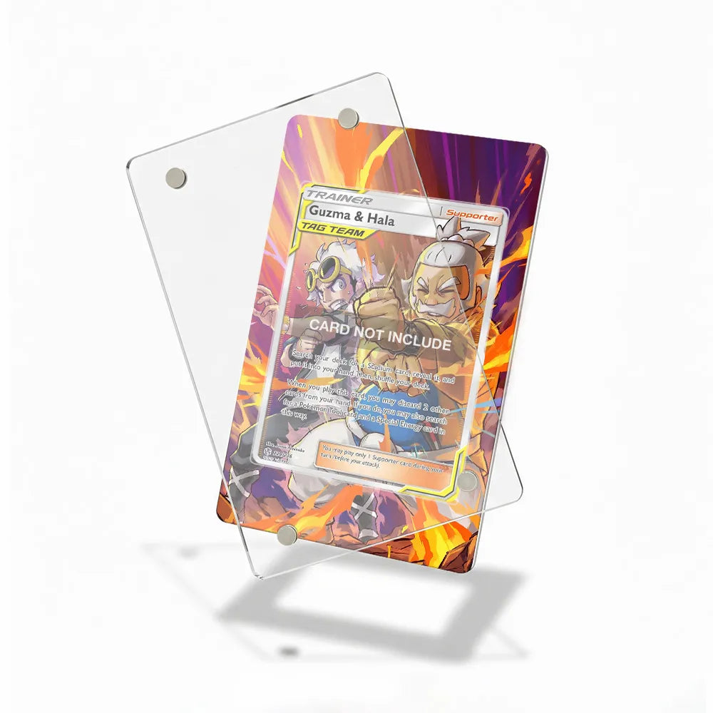 Guzma & Hala 229-236 Cosmic Eclipse Extended Art Display Cases - Magnetic Case - Detail View