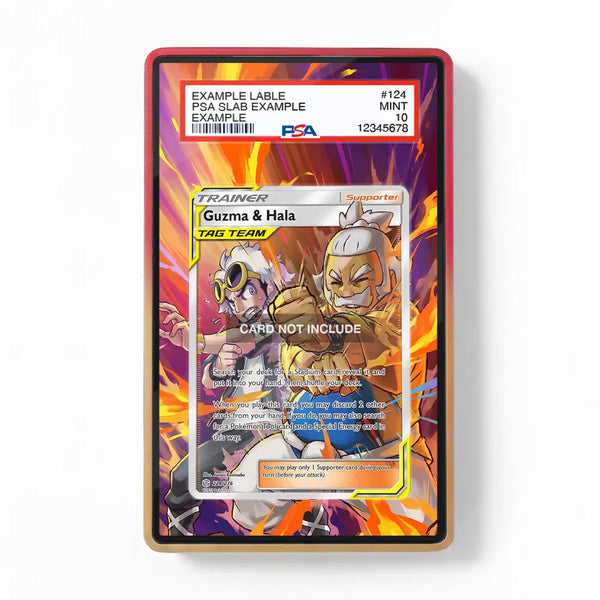 guzma and hala pokemon card & 229-236 Cosmic Eclipse Extended Art | PSA Graded Guard Display Case, Magnetic Display Case, Screws Display Case Pack Art:Giratina/Garchomp Slabs shuffle your deck One Piece Card Game