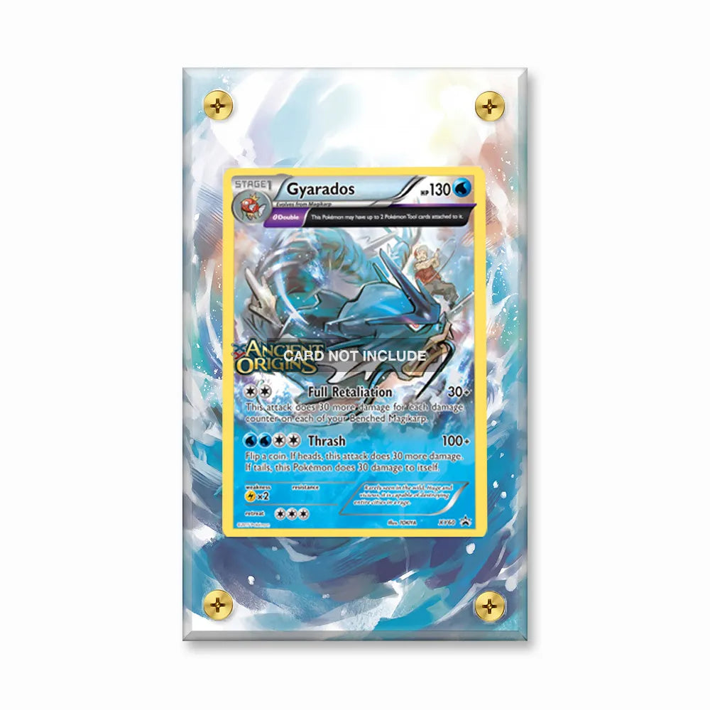 Gyarados XY60 Promo XY Series Extended Art Display Cases - Screws Case - Front View