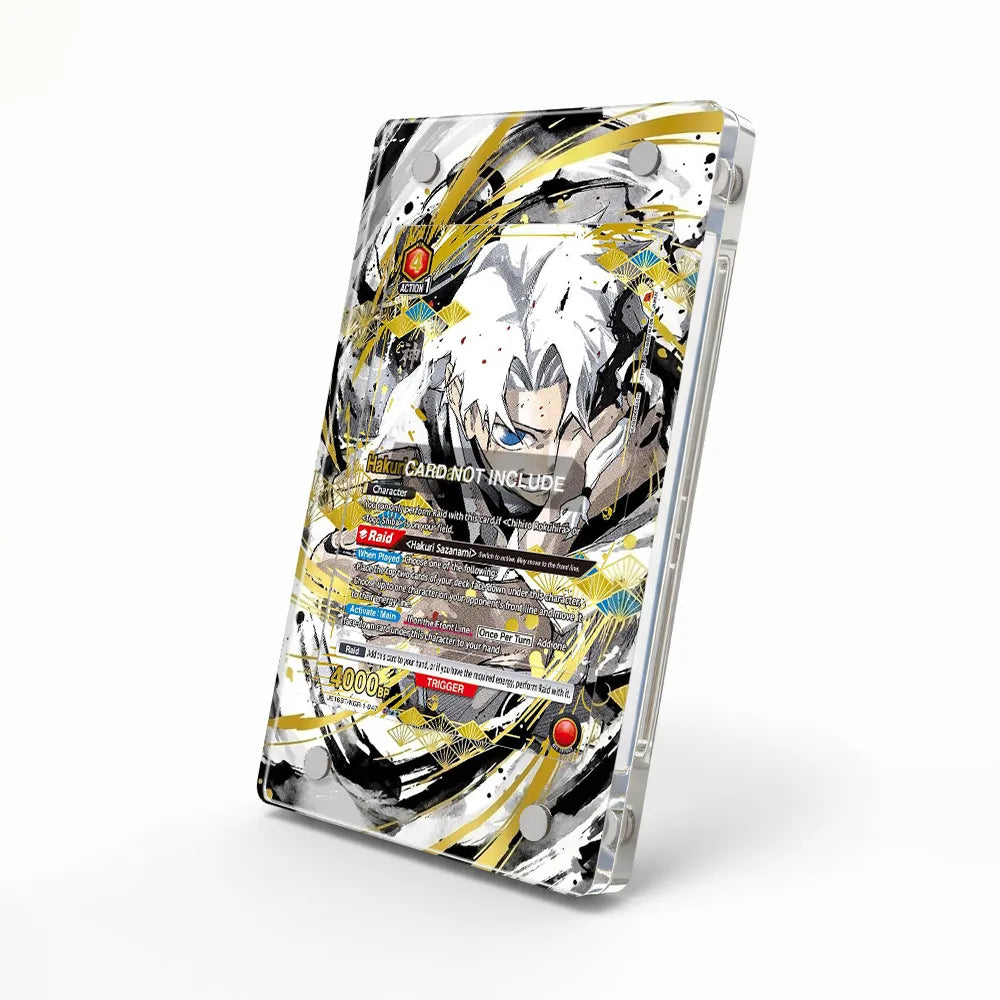 Hakuri Sazanami UE16BT-KGR-1-047 KGR Extended Art Display Cases - Magnetic Case - Side View