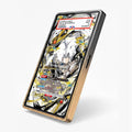 Hakuri Sazanami UE16BT-KGR-1-047 KGR Extended Art Display Cases - PSA Slab Case - Side View