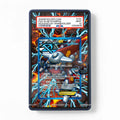 Heatran EX 18-108 Plasma Storm Pokemon Cards Custom Art Display Cases - PSA Slab Case - Front View