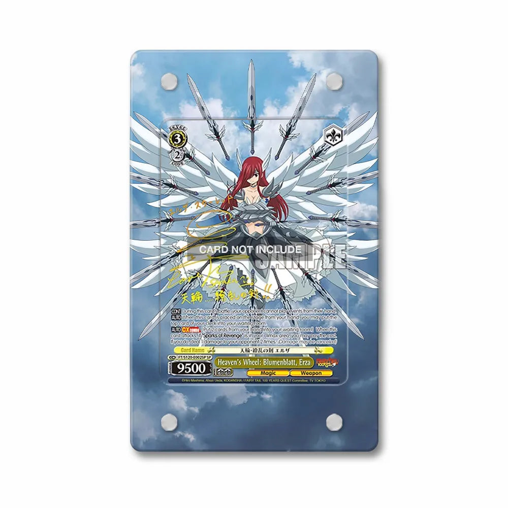 Heaven's Wheel Blumenblatt, Erza E002 HVN WHL BLMNBLT-ERZA Extended Art Display Cases - PSA Slab Case - Front View