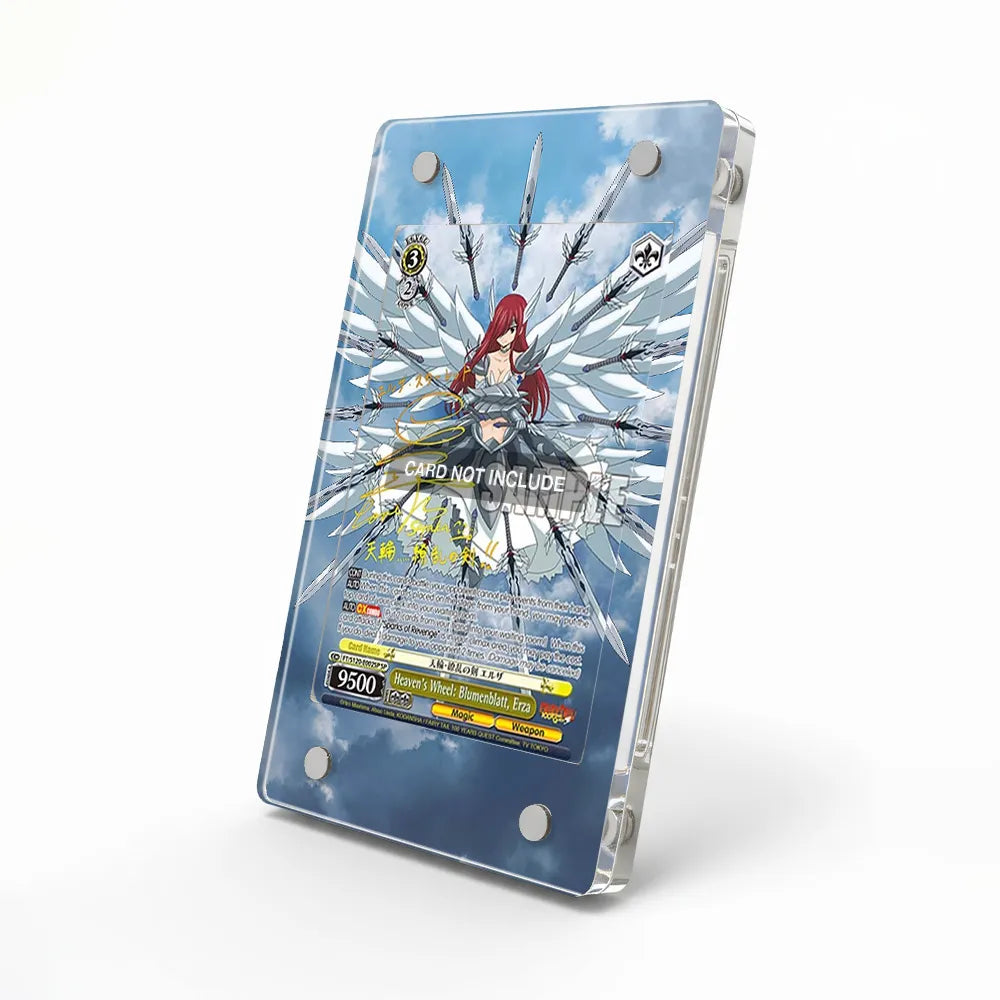 Heaven's Wheel Blumenblatt, Erza E002 HVN WHL BLMNBLT-ERZA Extended Art Display Cases - Magnetic Case - Side View